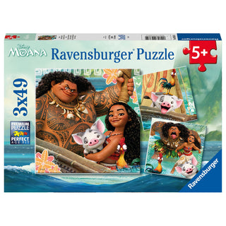 Moana Born to Voyage 3 x 49 pc Puzzle