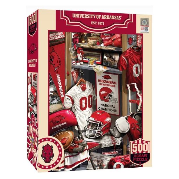 Arkansas Razorbacks Locker Room - 500 pc