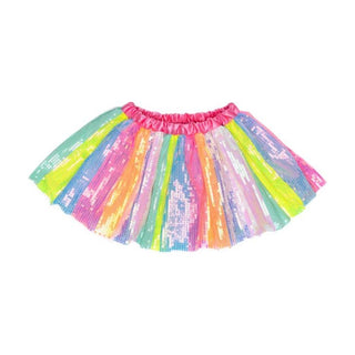 Stripy Sequins Skirt
