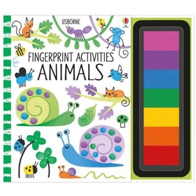 Fingerprint Activity Book Animals