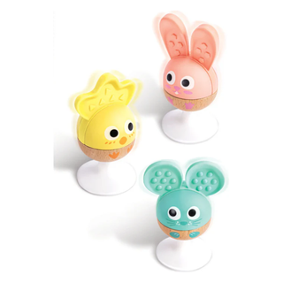 Cheery Critter Rattle Trio
