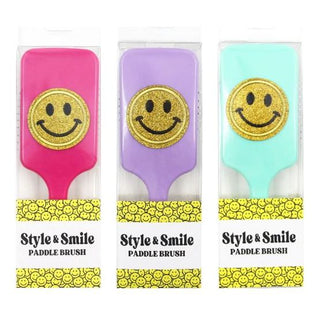 Varsity Smiley Paddle Brush