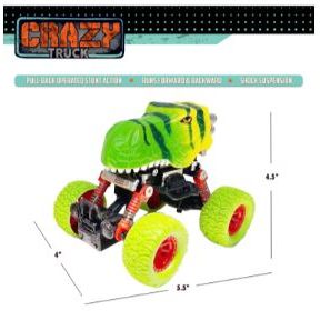 Crazy Truck - Pull Back Dinosaur