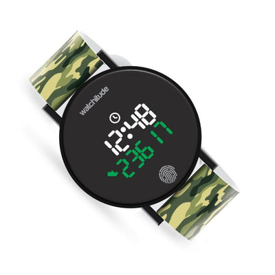 Steps Counter Watch Army Camo