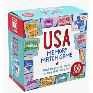 USA Memory Match Game