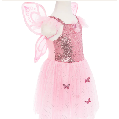 Butterfly Dress with Wings Pink - 5/7