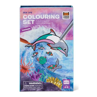 Shimmer Coloring Set - Sea Life
