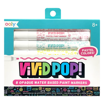 Vivid Pop! Water Based Paint Markers Pastel