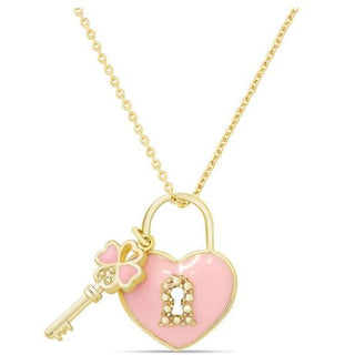 Heart Lock & Key Pendant