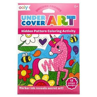 Undercover Art Hidden Patterns Coloring Activity 