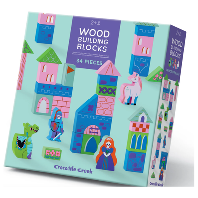 Build and Play Wood Blocks Princess Palace