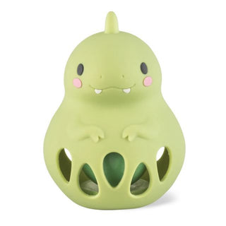 Silicone Rattle - Dino
