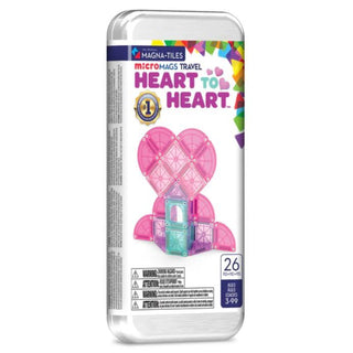 Magna-Tiles microMAGS Heart to Heart Travel Set