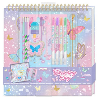 Mega Sketching Fun - Tie Dye Butterfly