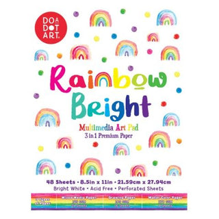Rainbow Bright Multimedia Art Pad