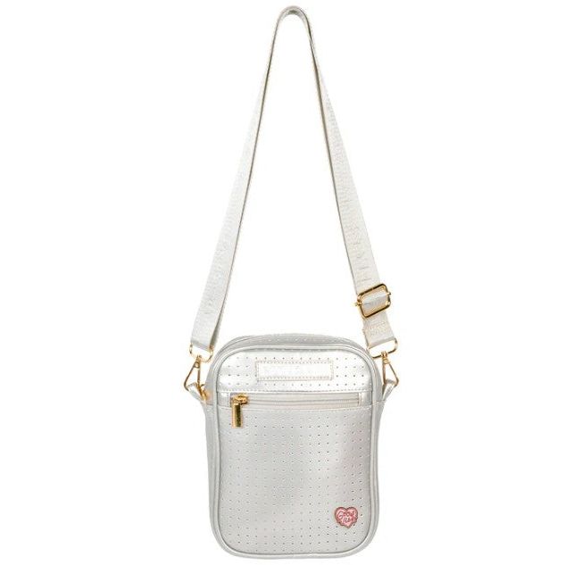 Perforated Crossbody Bag w/ Caticorn Pin