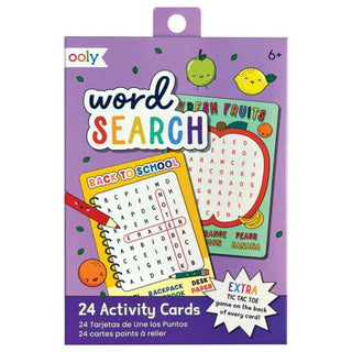 Word Search Activity Cards