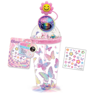 Light Up Tumbler - Tie Dye Butterfly