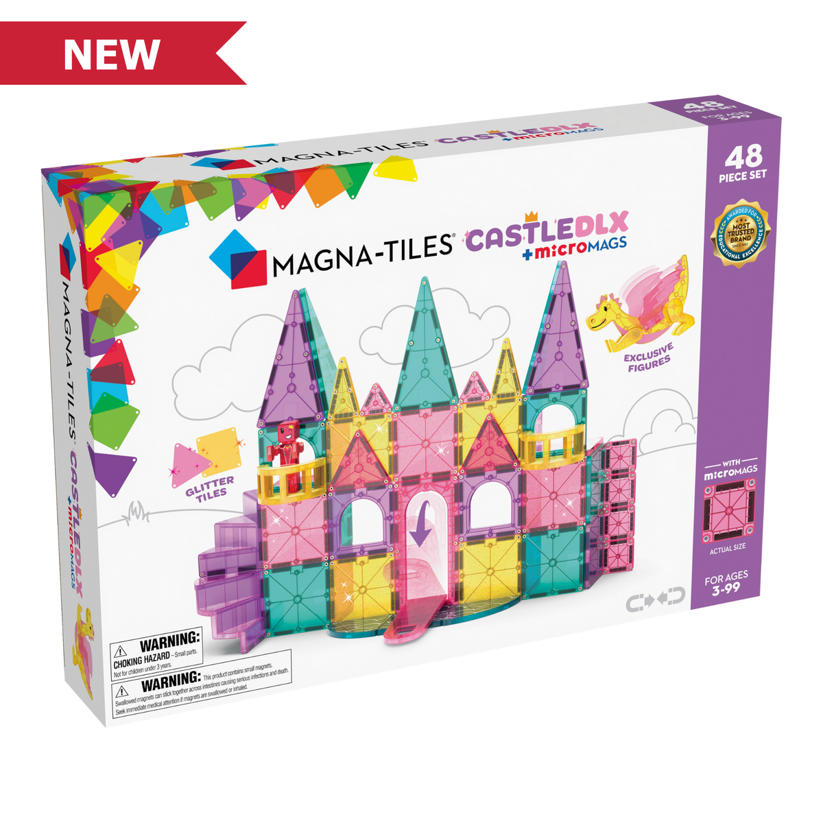 Magna-Tiles Castle DLX 48 Piece Set