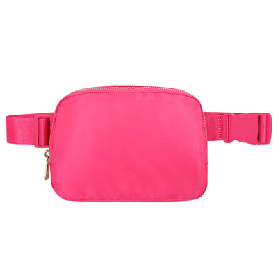Varsity Waist Bag Fuchsia Pink
