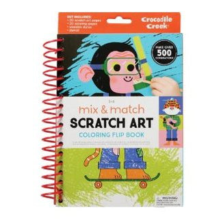 Scratch Art Flip Book - Animals