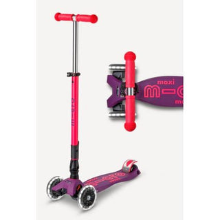 Maxi Deluxe Foldable Neon LED Scooter