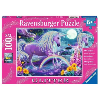 Glitter Unicorn 100 Pc Puzzle