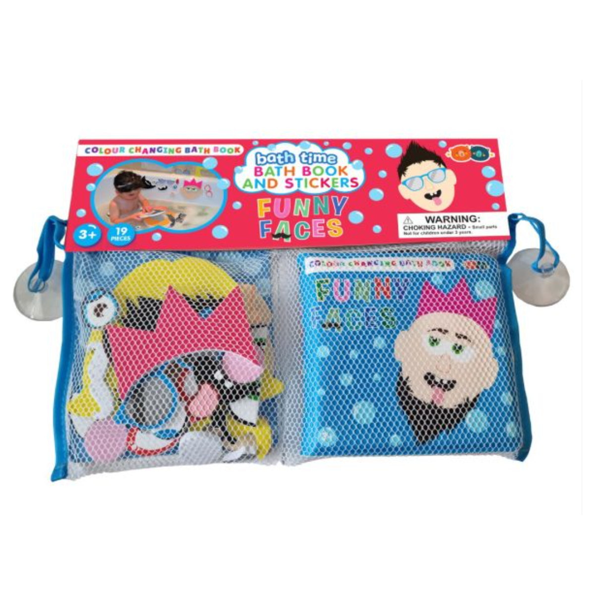 Coloring Changing Bath Book & Stickers Cover
