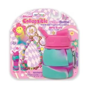 Collapsible Water Bottle Groovy Flower