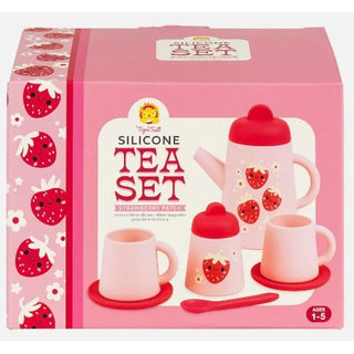 Silicone Tea Set - Strawberry Patch