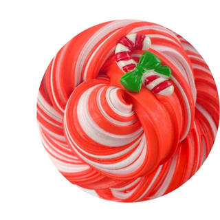Candy Cane Twist Slime