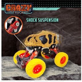 Crazy Truck - Pull Back Dinosaur Skull