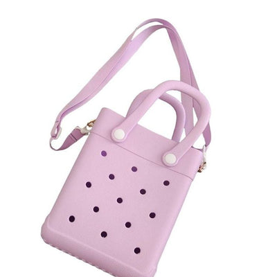Charm Tote Bag Purple