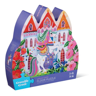 36 pc Shaped Box Puzzle - Unicorn Castle