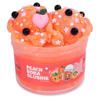 Peach Boba Slushie
