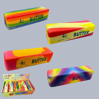 Dough Doughs Squishie Slow Rise Butter Rainbow