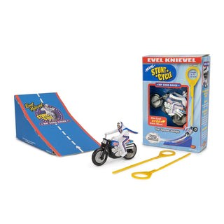 Evel Knievel Mini Stunt Cycle-Rip Cord Racer