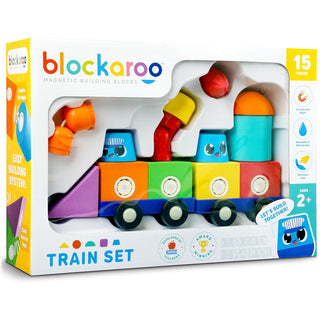Blockaroo Magnetic Foam Blocks - Train Set