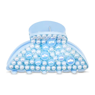 Blue Pearl Hair Clip