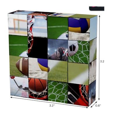 Click Blocks Magnetic 16 pc Sports Puzzle