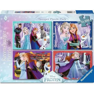 Disney Frozen 4x100 Puzzle Pack