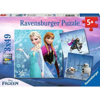 Frozen Winter Adventures 3x49 pc Puzzle