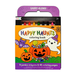 Carry-Along! Coloring Book and Crayon Set - Happy Haunts