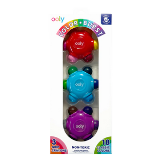Color Burst Crayons - Set of 3