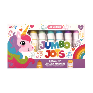 Jumbo Jots Dual Tip Stamp Markers - Unicorn
