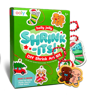 Shrink-Its! Mini DIY Shrink Art Kit - Holly Jolly
