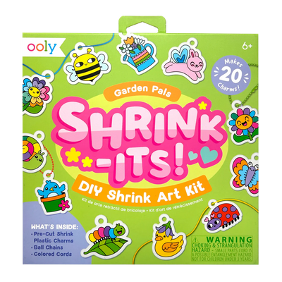 Shrink-Its! DIY Shrink Art Kit Garden Pals