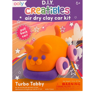 Creatibles Air-Dry Clay Car Kit - Turbo Tabby