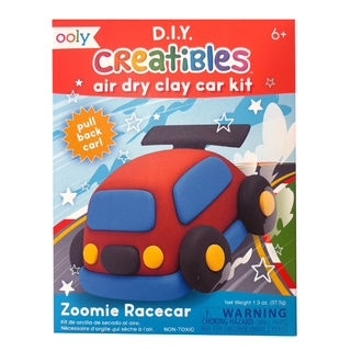Creatibles Air-Dry Clay Car Kit - Zoomie Racecar