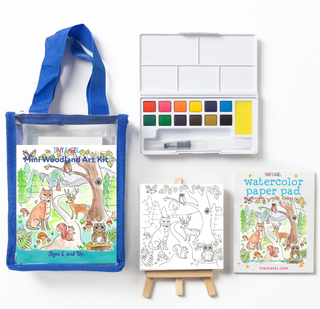 Tiny Easel Mini Woodland Art Kit